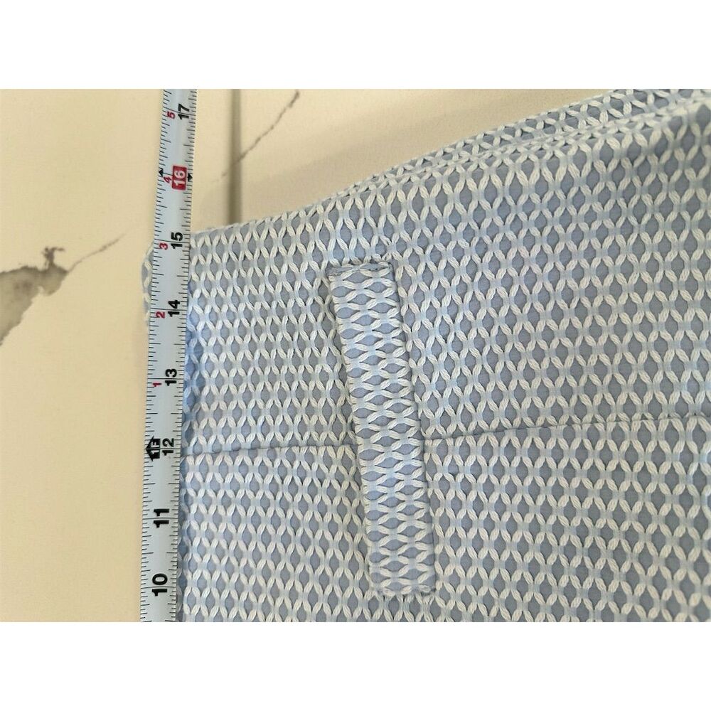 Brooks Brothers blue Textured Pencil Skirt Size 8 Standard Knee Length Business. - Picture 5 of 6